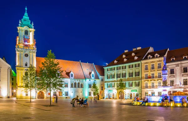 Bratislava Slovakia May 2016 Old Town Hall Bratislava Situated Hlavne — Stockfoto