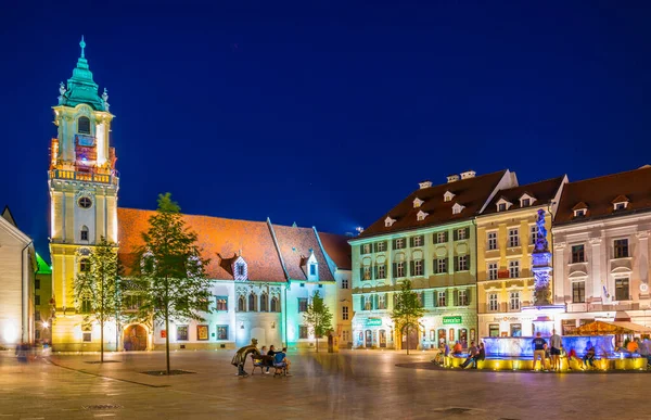 Bratislava Σλοβακια Μαΐου 2016 Παλιό Δημαρχείο Στη Βρατισλάβα Που Βρίσκεται — Φωτογραφία Αρχείου