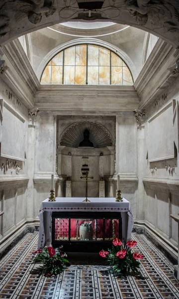 Naples Italy June 2014 Interiors Details Duomo Cathedral Naples Built — Stock Photo, Image