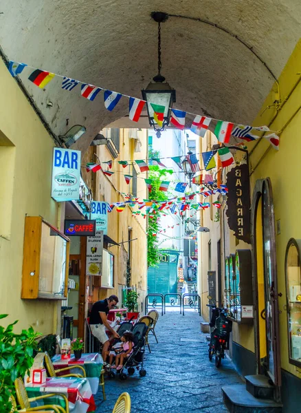 Sorrento Italy June 2014 People Enjoying Sunny Day Streets Italian — Stock Photo, Image