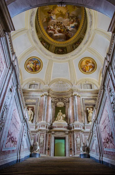 Caserta Italië Juni Uitzicht Het Interieur Van Palazzo Reale Caserta — Stockfoto