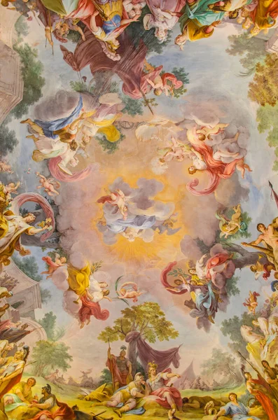 Caserta Italien Juni Blick Auf Die Dekoration Des Palazzo Reale — Stockfoto