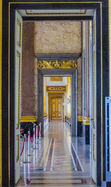 Caserta Italien Juni Utsikt Över Insidan Palazzo Reale Caserta Den — Stockfoto
