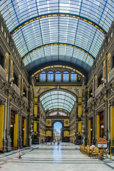 Naples Italy June 2014 Detail Public Shopping Art Gallery Galleria — Stock fotografie