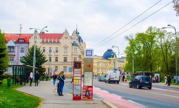 Hradec Kralove Czech Republic April 2015 Central Part Czech City — Zdjęcie stockowe