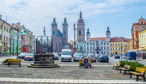 Hradec Kralove Czech Republic April 2015 View Called Small Square — Stock Fotó