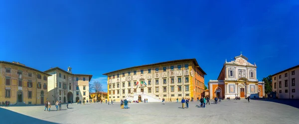 Pisa Italia Marzo 2016 Vista Panorámica Plaza Dei Cavalieri Plaza —  Fotos de Stock