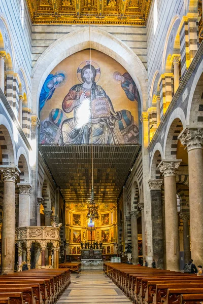 Pisa Italy March 2016 View Interior Cathedral Pisa Italy — Stockfoto