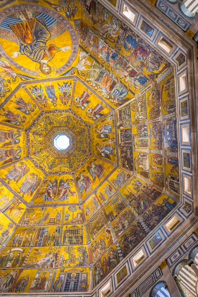 Florence Italy March 2016 Interior Baptistery San Giovanni — Zdjęcie stockowe