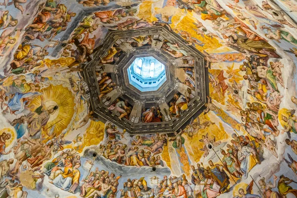 Florence Italy March 2016 Judgment Day Dome Florence Cathedral Santa — Zdjęcie stockowe