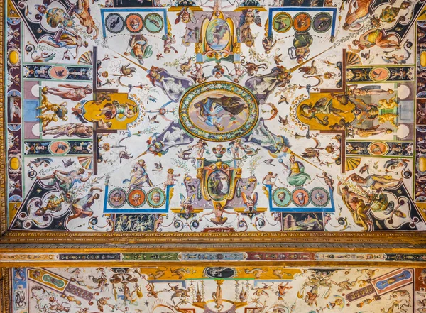 Florence Italy March 2016 Detail Ceiling Uffizi Gallery Florence —  Fotos de Stock