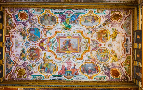 Florence Italy March 2016 Detail Ceiling Uffizi Gallery Florence — 스톡 사진