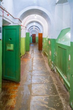 VILNIUS, LITHUANIA, AUGUST 14, 2016: The former KGB prison now the museum of Genocide Victims in the city of Vilnius capital of Lithuania