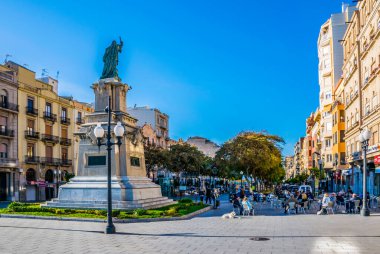 Tarragona Anıtı Roger de Lauria - Tarragona 'daki Aragonese Amirali Rampla Nova Bulvarı
