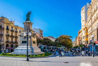 Tarragona Anıtı Roger de Lauria - Tarragona 'daki Aragonese Amirali Rampla Nova Bulvarı