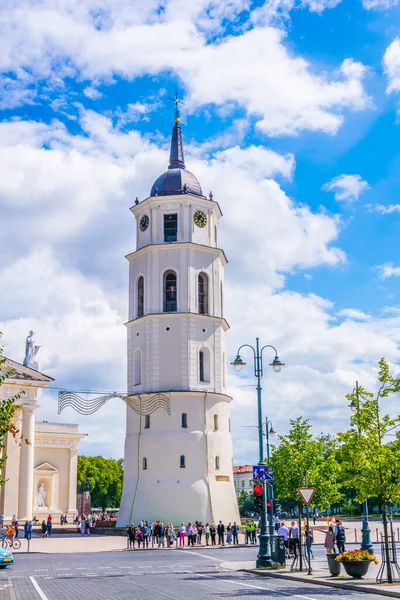 Vilnius Lituanie Août 2016 Rue Gedimino Prospektas Avenue Gediminas Avec — Photo