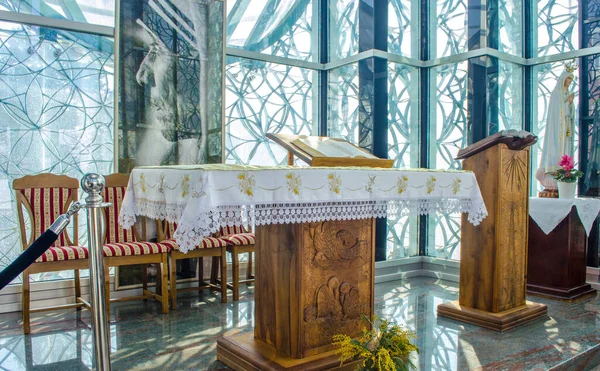 ÜSKÜP, MACEDONYA, 16 Şubat 2015: Rahibe Teresa Anıt Evi Şapeli Üsküp 'teki insani yardım ve Nobel Barış Ödülü sahibi Rahibe Teresa' ya adandı.