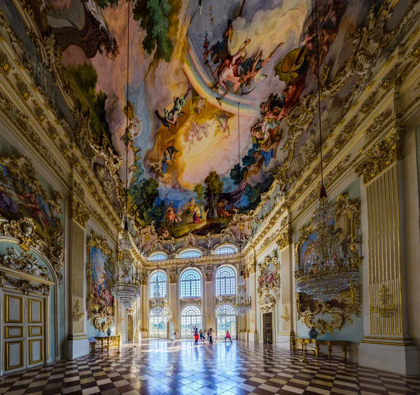 Munich Alemanha Agosto 2015 Dentro Castelo Nymphenburg Munique Alemanha Deve — Fotografia de Stock