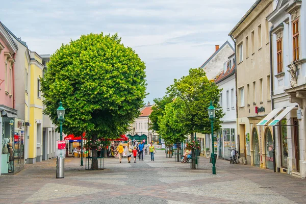 Eisenstadt Austria June 2016 View Hauptstrasse Main Street Austrian City — Stock Photo, Image