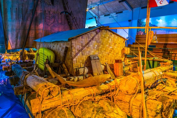 Oslo Norwegen August 2016 Innenraum Des Kon Tiki Museums Oslo — Stockfoto