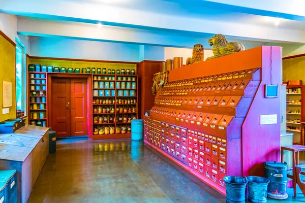 Oslo Norway August 2016 Interior Old Pharmacy Norwegian Folk Museum — Stock Photo, Image