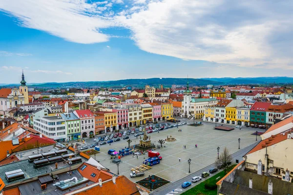 Kromeriz Czech Republic April 2016 Aerial View Main Square Czech — Stock Photo, Image