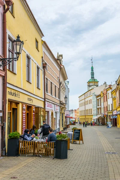 Kromeriz Czech Republic April 2016 View Shopping Street Czech City — 스톡 사진
