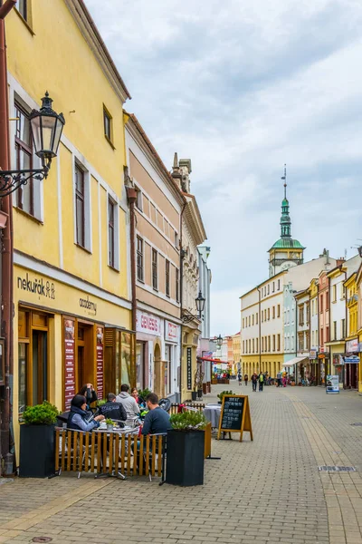 Kromeriz Czech Republic April 2016 View Shopping Street Czech City — 스톡 사진