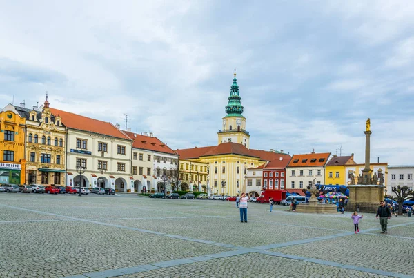 Kromeriz Τσεχικη Δημοκρατια Απριλιου 2016 Άποψη Της Κεντρικής Πλατείας Στην — Φωτογραφία Αρχείου