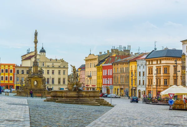 Olomouc Czech Republic April 2016 View Lower Square Czech City — Foto de Stock
