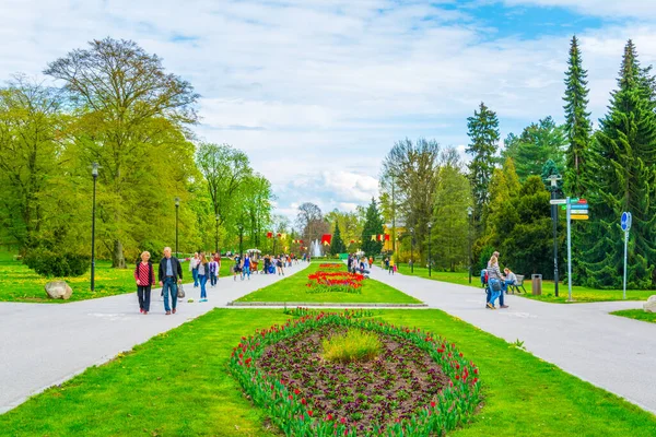 Olomouc Czech Republic April 2016 View Smetana Orchard Czech City — Stockfoto