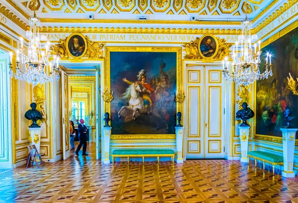 Warsaw Polonia Agosto 2016 Vista Una Sala Del Palacio Real — Foto de Stock