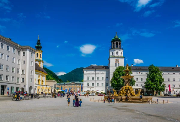 Salzburg Österrike Juli 2016 Utsikt Över Den Vita Byggnaden Museet — Stockfoto