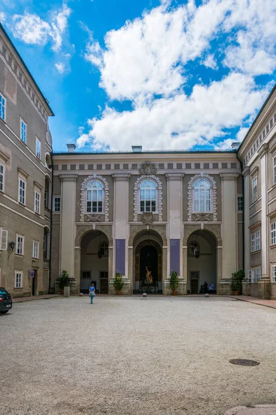 Salzburg Austria July 2016 Courtyard Famous Residenz Building Residenzplatz Salzburg — Stockfoto