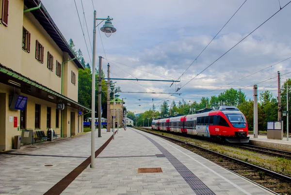 Semering Austria Ekim 2015 Avusturya Şehir Semmering Ana Tren Istasyonu — Stok fotoğraf