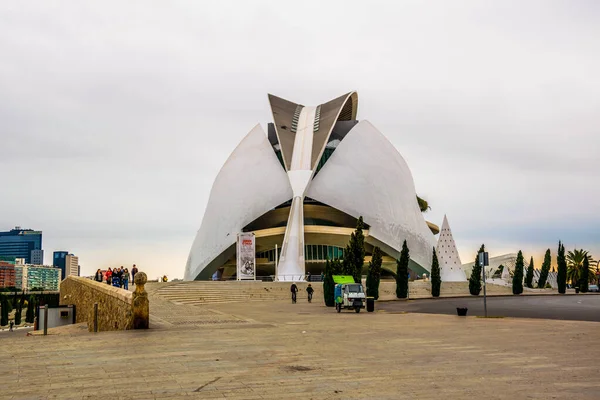 Valencia Spain December 2015 View Palau Les Arts Reina Sofia — Stock Photo, Image