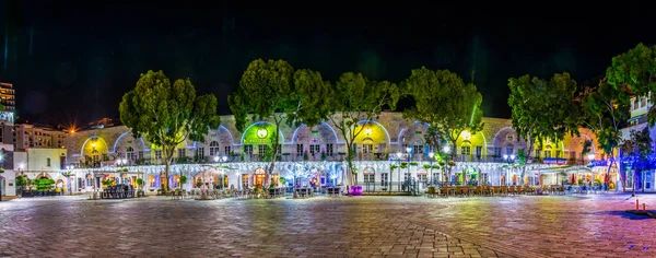 Gibraltar Gibraltar January 2016 Night View Bars Restaurants Grand Casemates — стокове фото