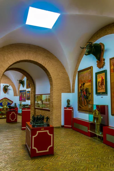 Sevilla Espanha Janeiro 2016 Interior Museu Touradas Situado Dentro Praça — Fotografia de Stock