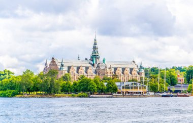 STOCKHOLM, SWEDEN, 19 Ağustos 2016: Stockholm, İsveç 'te bir kültür tarihi müzesi olan Nordiska Müzesi