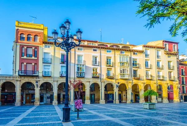 Logrono Spain October 2014 View Plaza Del Mercado Spanish City — Stockfoto