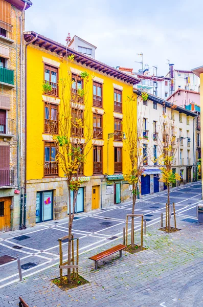 Pamplona Spain October 2014 People Strolling Street Pamplona Spain — стокове фото