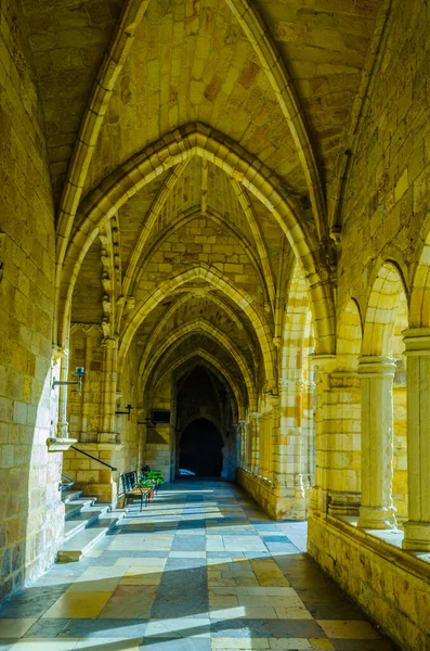 Santander Spain Oktober Ekim 2014 Santander Katedrali Nin Gotik Kemerlerinin — Stok fotoğraf