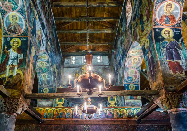 NESEBAR, BULGARIA, 17 HAZİRAN 2015: İspanya şehir nesebar 'ı Unesco dünya mirası listesine yazıldı ve bunun nedenlerinden biri de eski kasabadaki birçok kilisenin güzel bir şekilde dekore edilmesi..