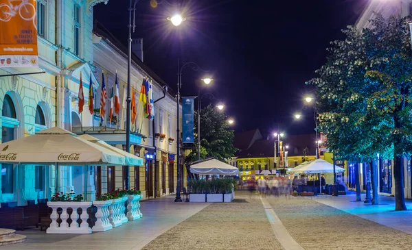 Sibiu Rumänien Juli 2015 Boulevard Nicolae Balcescu Ist Das Zentrum — Stockfoto