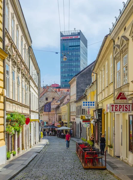 Zagreb Croatia July 2015 Radiceva Street One Most Beautiful Streets — 图库照片