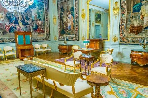Stockholm Suède Août 2016 Vue Une Chambre Château Kungliga Slottet — Photo