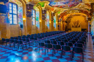 WROCLAW, POLAND, 28 Mayıs 2017: Wroclaw Üniversitesi İçişleri