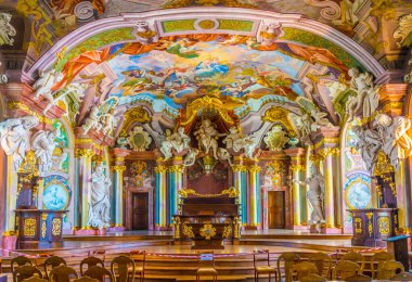 WROCLAW, POLAND, 28 Mayıs 2017: Wroclaw Üniversitesi İçişleri