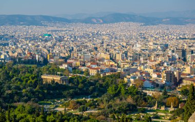 Panorama of Athens, Greece, from the Acropolis