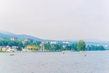 İsviçre şehri Rorschach 'ın Panorama' sı Bodensee lak 'ta yer almaktadır.